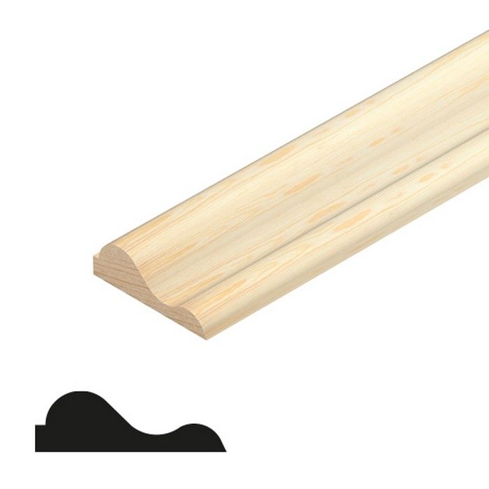 CHESHIRE MOULDINGS | TM775 | PANEL MOULD | 2400 X 28 X 9 | PINE main product photo