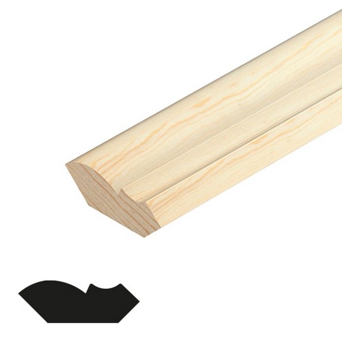 CHESHIRE MOULDINGS | TM811 | COVING | 2400 X 34 X 12 | PINE main product photo