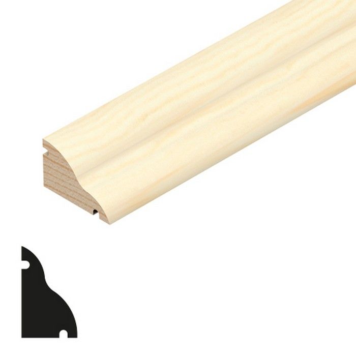 CHESHIRE MOULDINGS | TM812 | DOOR DRIP | 900 X 56 X 34 | PINE main product photo