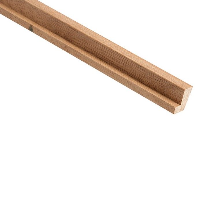 CHESHIRE MOULDINGS | HTM889 | FIRE CHECK HOCKEY STICK GLASS BEAD | 2400 X 26 X 23 | RED HARDWOOD main product photo