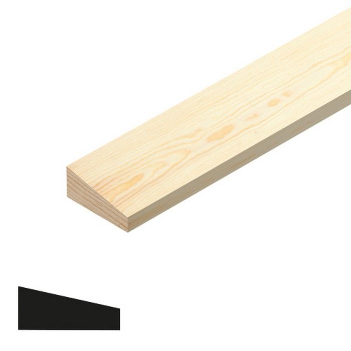 CHESHIRE MOULDINGS | TM902 | WEDGE GLASS BEAD | 2400 X 21 X 9 | PINE main product photo