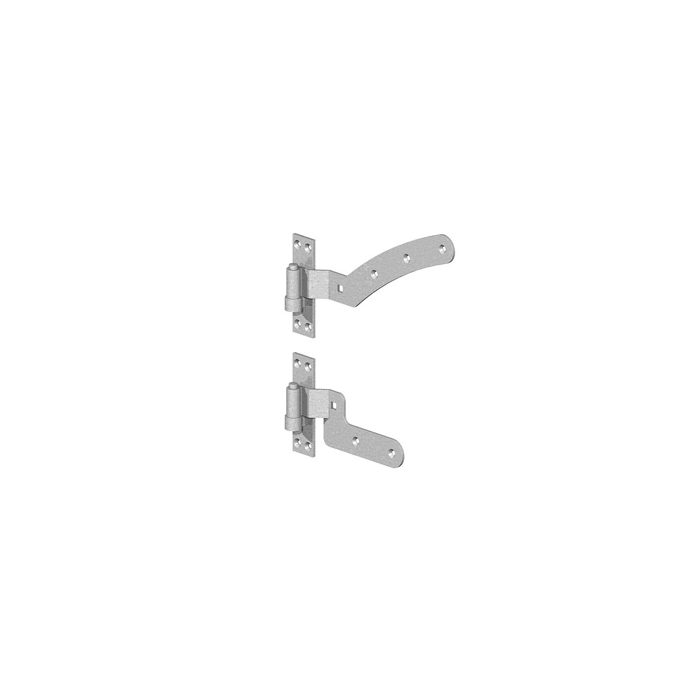 BIRKDALE GM | CURVE RAIL HINGE | LEFT HAND | 12" | 300MM | GALVANISED main product photo