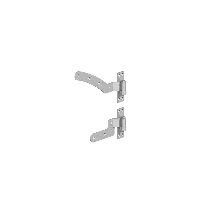 BIRKDALE GM | CURVE RAIL HINGE | RIGHT HAND | 12" | 300MM | GALVANISED main product photo
