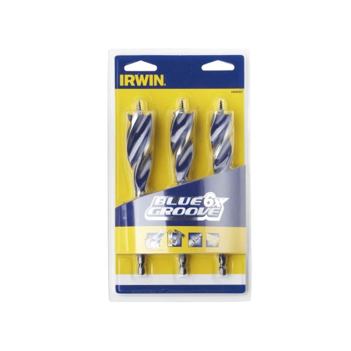 REAL DEALS XMAS 2023 | IRWIN | DRILL BIT | STANDARD | AUGER | WOOD | 3 PIECE main product photo