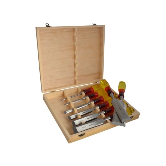 REAL DEALS XMAS 2024 | IRWIN | MARPLE | BEVEL EDGE CHISEL SET | 8 PIECE main product photo