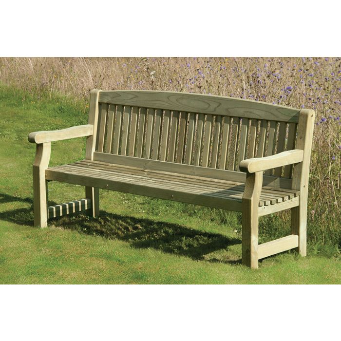 KDM | GARDEN FURNITURE | CLASSIC BENCH | 1.8M | TREATED GREEN main product photo