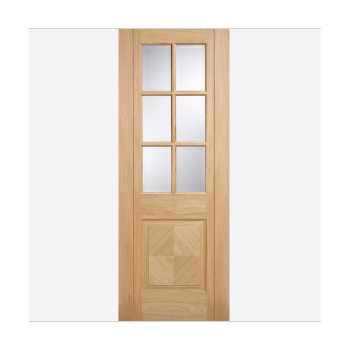 LPD | INTERNAL | BARCELONA | GLAZED 6L | CLEAR | PRE-FINISHED | OAK main product photo