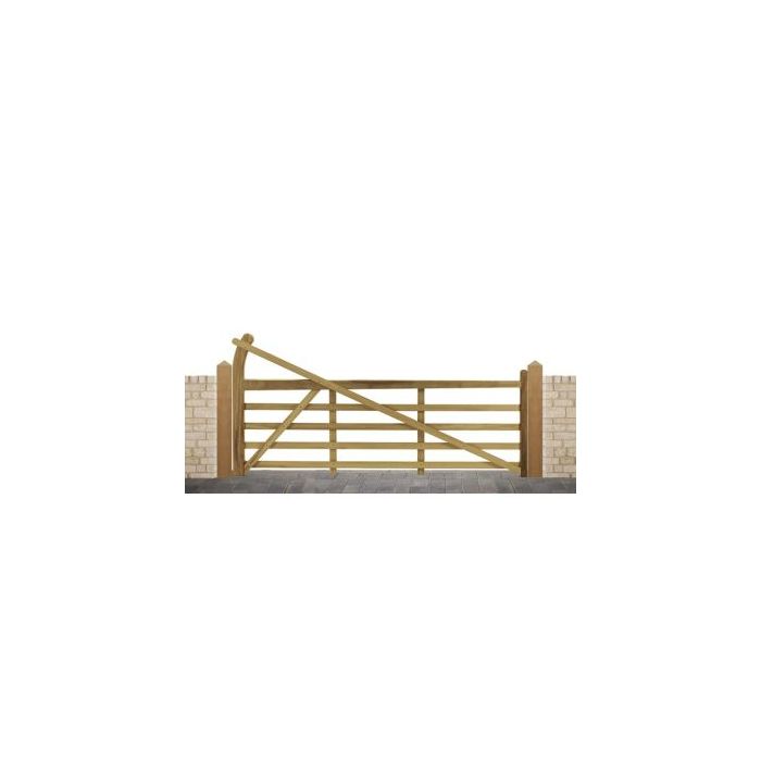 FIELD GATE | SOFTWOOD | 5-BAR | HOOK main product photo