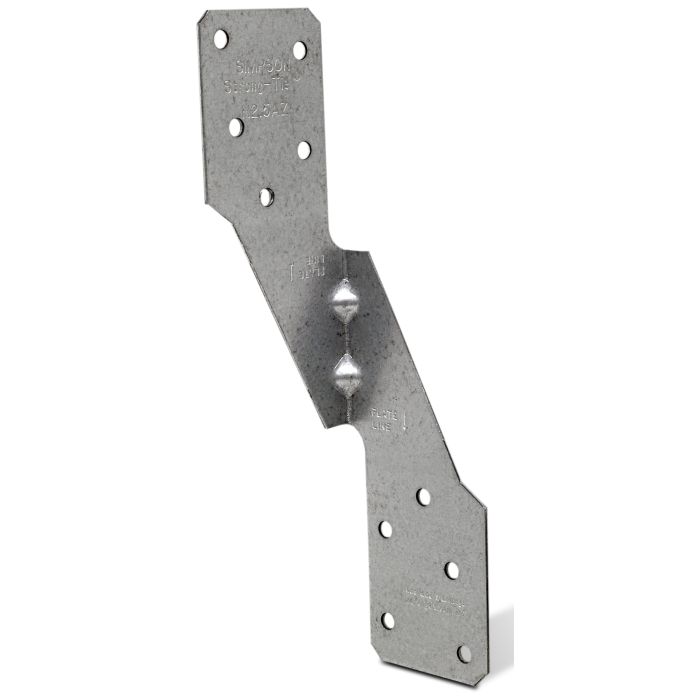 SIMPSON STRONG-TIE | HIGH WIND TIE | H2.5A | PRE-GALVANISED MILD STEEL main product photo