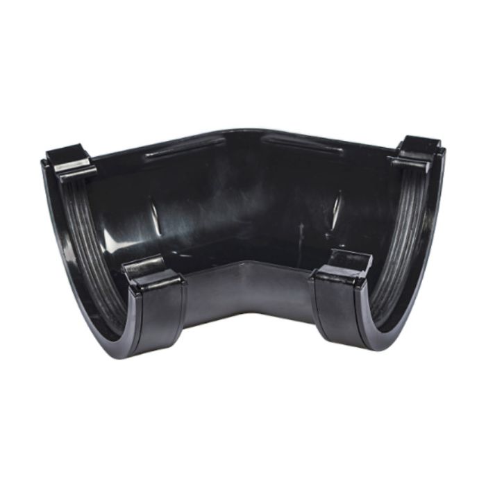 SWISH | GUTTERING | ANGLE | 135° | HALF ROUND | BLACK main product photo