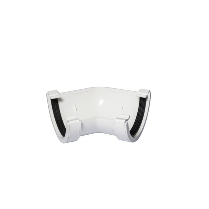 SWISH | GUTTERING | ANGLE | 135° | HALF ROUND | WHITE main product photo