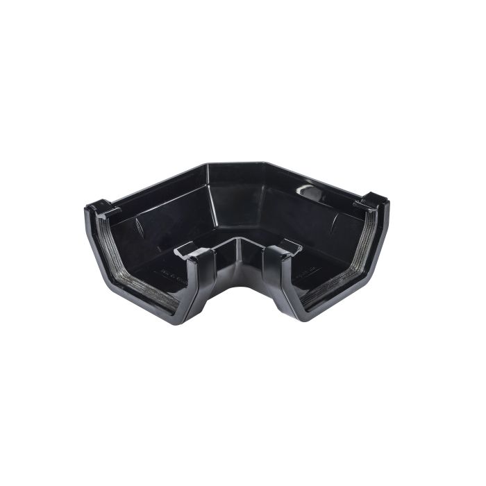SWISH | GUTTERING | ANGLE | 90° | SQUARE | BLACK main product photo