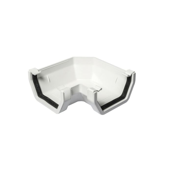 SWISH | GUTTERING | ANGLE | 90° | SQUARE | WHITE main product photo