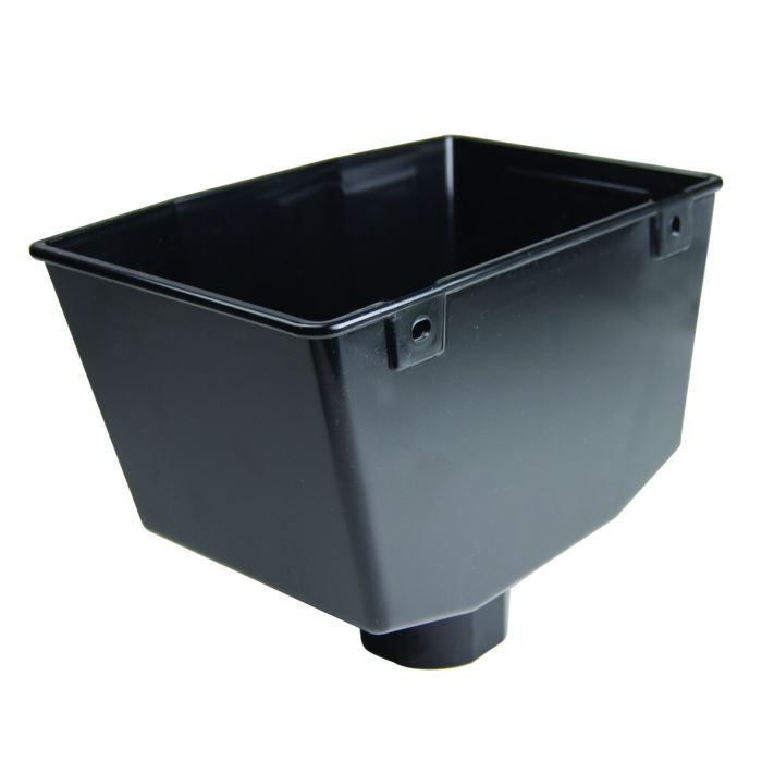 SWISH | GUTTERING | HOPPER | SQUARE / ROUND | BLACK main product photo