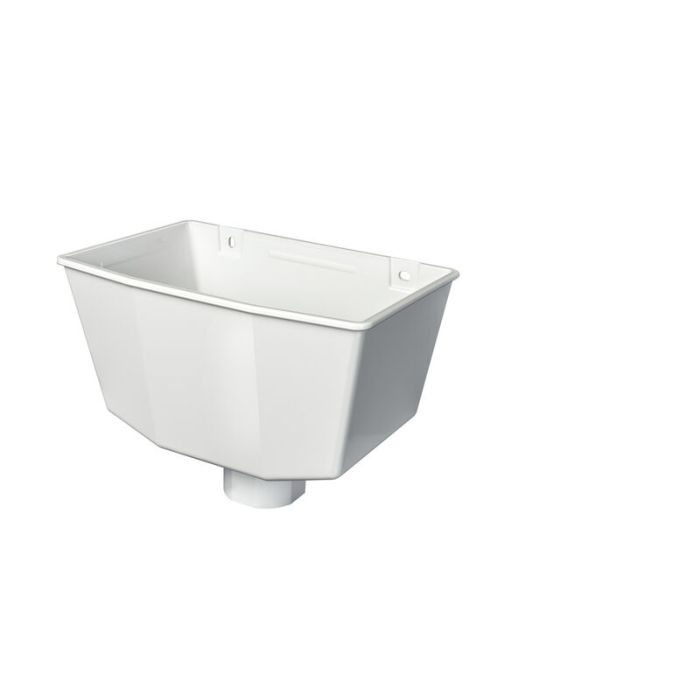 SWISH | GUTTERING | HOPPER | SQUARE / ROUND | WHITE main product photo