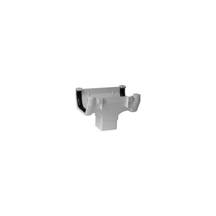 SWISH | GUTTERING | RUNNING OUTLET | SQUARE | WHITE main product photo