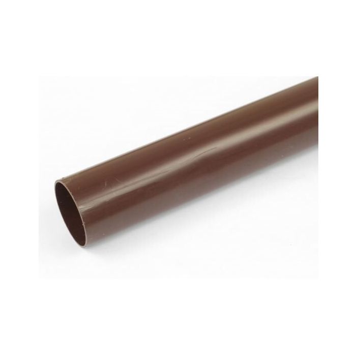 SWISH | GUTTERING | DOWNPIPE | ROUND | 4M | BROWN main product photo