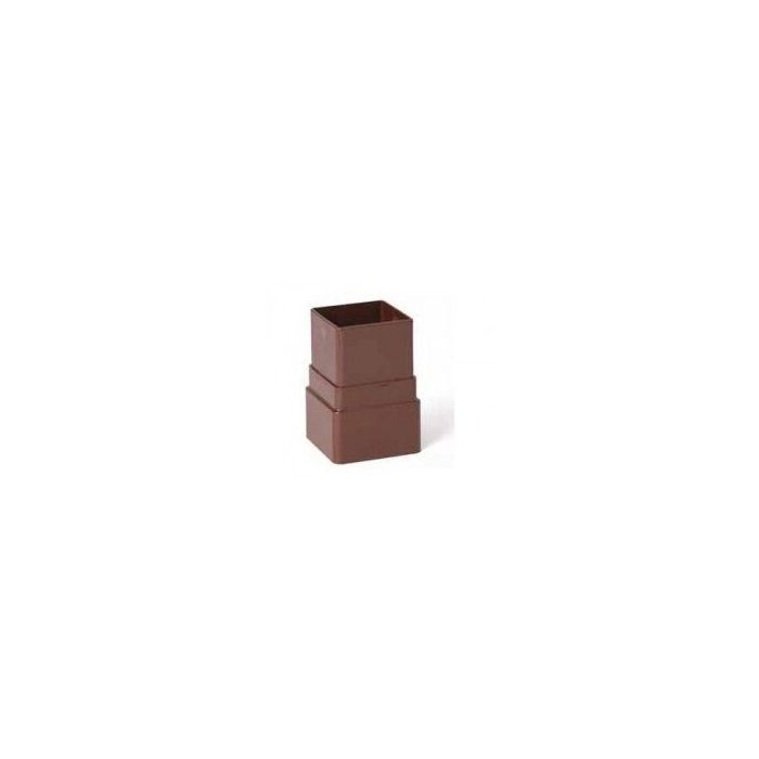 SWISH | GUTTERING | PIPE SOCKET | SQUARE | BROWN main product photo