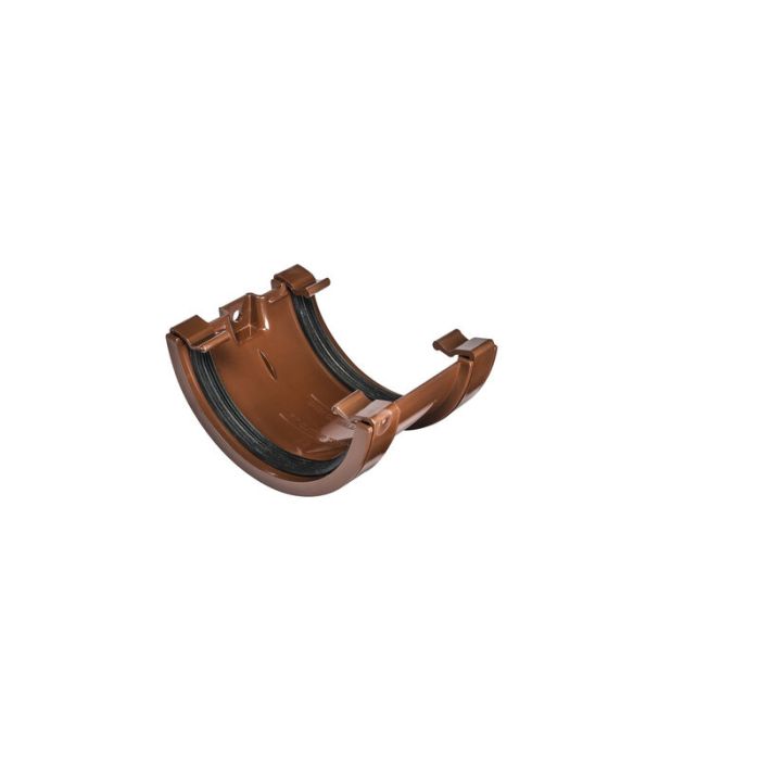 SWISH | GUTTERING | UNION BRACKET | HALF ROUND | BROWN main product photo