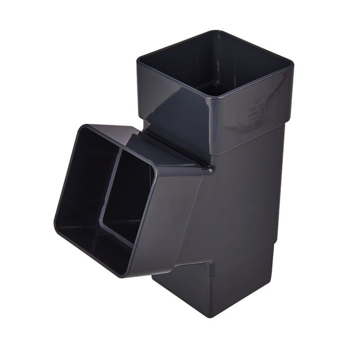 SWISH | GUTTERING | BRANCH | 112.5° | SQUARE | BLACK main product photo