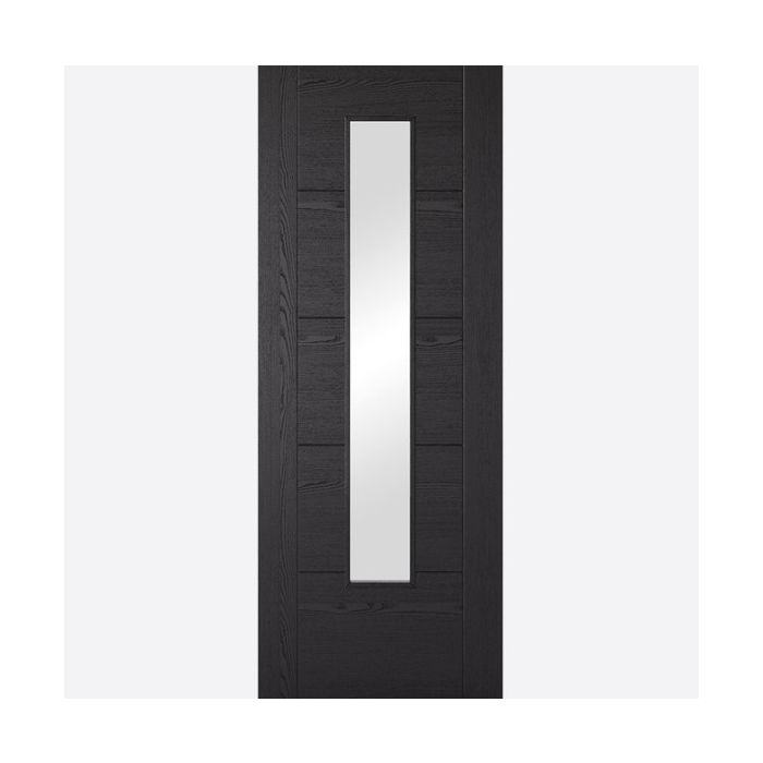 LPD | INTERNAL | VANCOUVER | GLAZED 1L | CLEAR | PRE-FINISHED | BLACK ASH LAMINATE main product photo