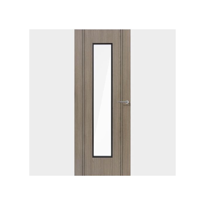 LPD | INTERNAL | MONACO | GLAZED 1L | CLEAR | PRE-FINISHED | LIGHT GREY LAMINATE main product photo