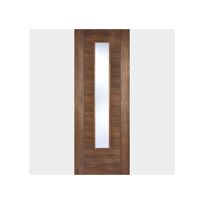 LPD | INTERNAL | VANCOUVER | GLAZED 1L | CLEAR | PRE-FINISHED | WALNUT LAMINATE main product photo