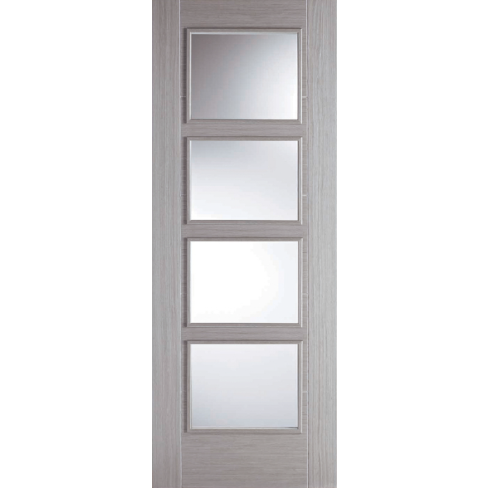 LPD | INTERNAL | VANCOUVER | GLAZED 4L | CLEAR | PRE-FINISHED | LIGHT GREY LAMINATE | FSC® main product photo