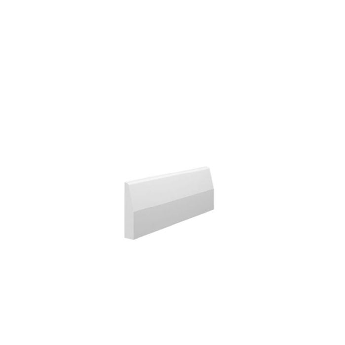 MDF PROFILES | ARCHITRAVE | CHAMFERED & ROUND | 75MM | 68 X 18MM | PRIMED WHITE main product photo
