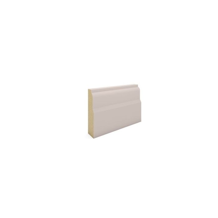 MDF PROFILES | ARCHITRAVE | LAMBS TONGUE | 75MM | 68 X 18MM | PRIMED WHITE main product photo