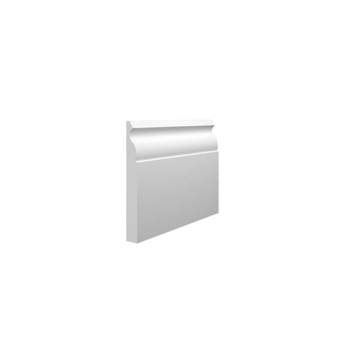 MDF PROFILES | SKIRTING | OGEE | 125MM | 119 X 18MM | PRIMED WHITE main product photo