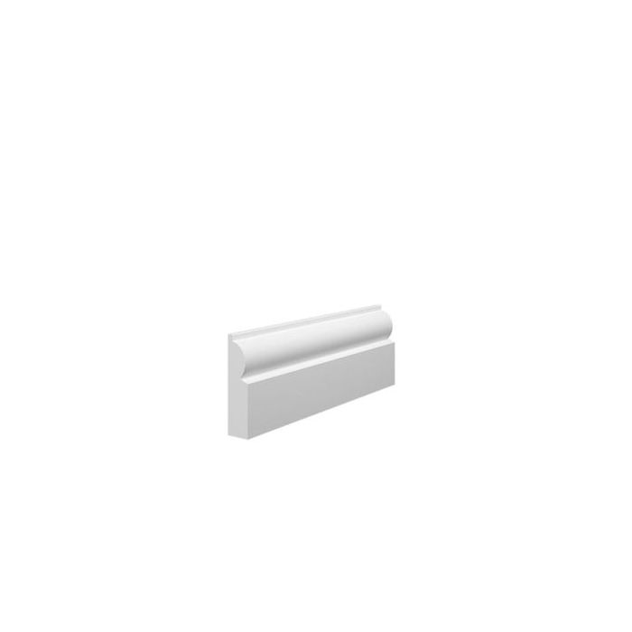 MDF PROFILES | ARCHITRAVE | TORUS | 75MM | 68 X 18MM | PRIMED WHITE main product photo