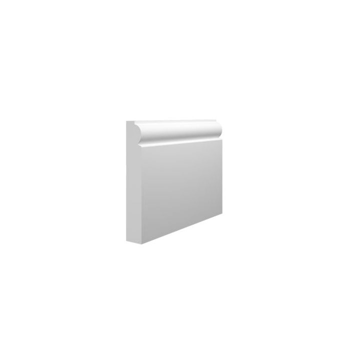 MDF PROFILES | SKIRTING | TORUS | 175MM | 168 X 18MM | PRIMED WHITE main product photo