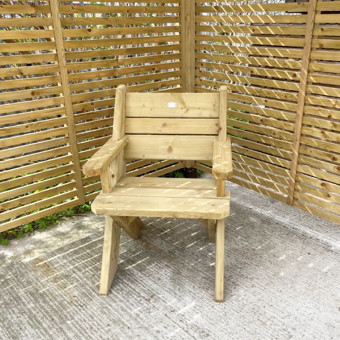 NWTT | LAZY CHAIR | SOFTWOOD | TREATED GREEN main product photo