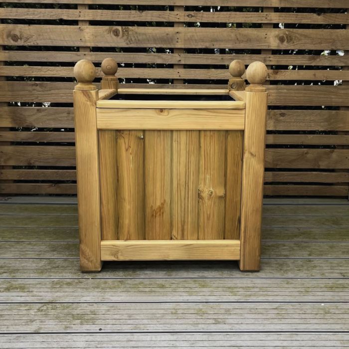NWTT | MEDIUM PLANTER | 600 X 600MM | TREATED GREEN main product photo