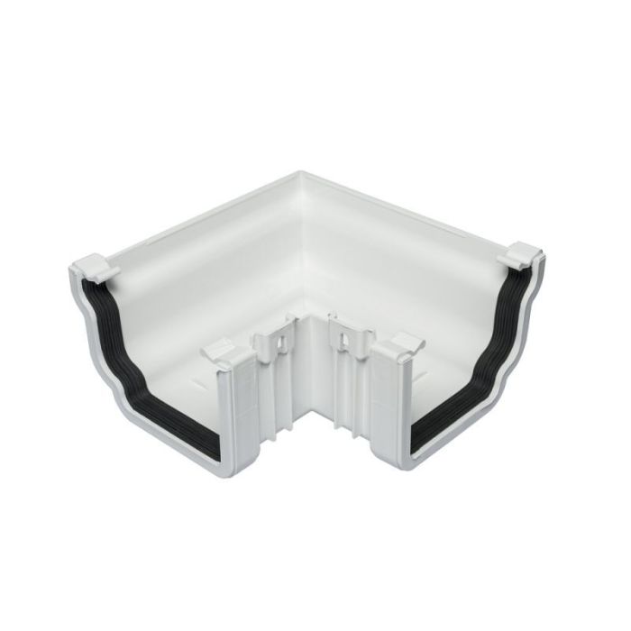 SWISH | GUTTERING | EXTERNAL ANGLE | 90° | OGEE | WHITE main product photo