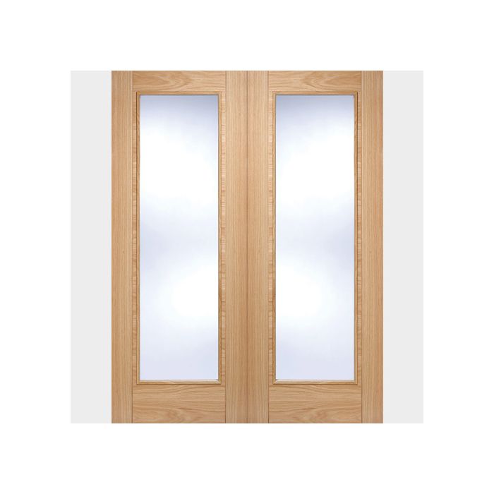 LPD | INTERNAL | VANCOUVER | PATTERN 10 GLAZED PAIRS | CLEAR | PRE-FINISHED | OAK | FSC® main product photo