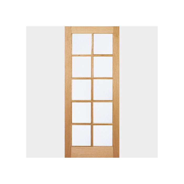 LPD | INTERIOR | SA | GLAZED 10L | CLEAR | UNFINISHED | OAK | FSC® main product photo