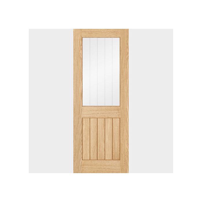 LPD | INTERNAL | BELIZE | GLAZED 1L | CLEAR / FROSTED | PRE-FINISHED | OAK | FSC® main product photo