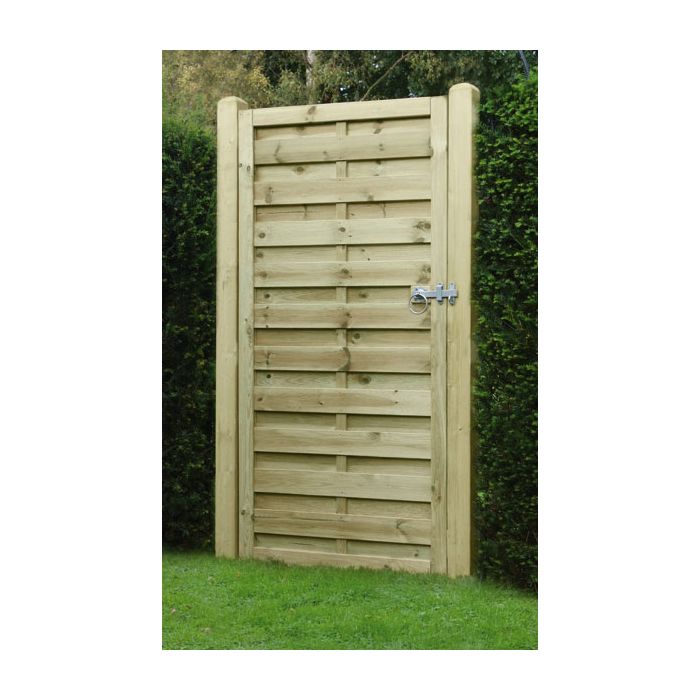 KDM | GATE | SQUARE HORIZONTAL | 0.9 X 1.8M | TREATED GREEN main product photo