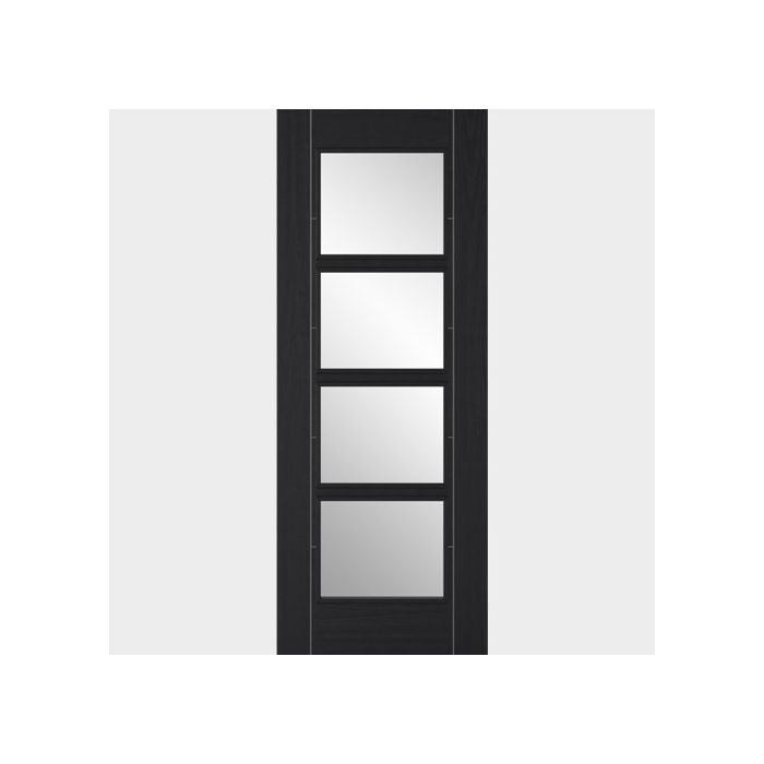 LPD | INTERNAL | VANCOUVER | GLAZED 4L | CLEAR | PRE-FINISHED | CHARCOAL BLACK | FD30 | FSC® main product photo