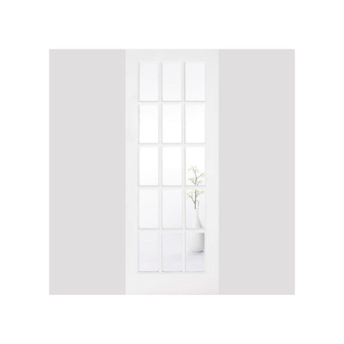 LPD | INTERIOR | SA | GLAZED 15L | CLEAR | PRIMED | WHITE | FSC® main product photo